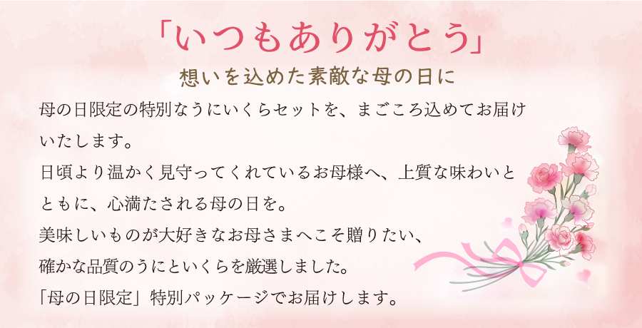 お母さんいつもありがとう