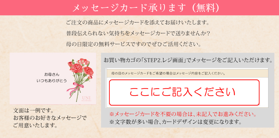メッセージカード