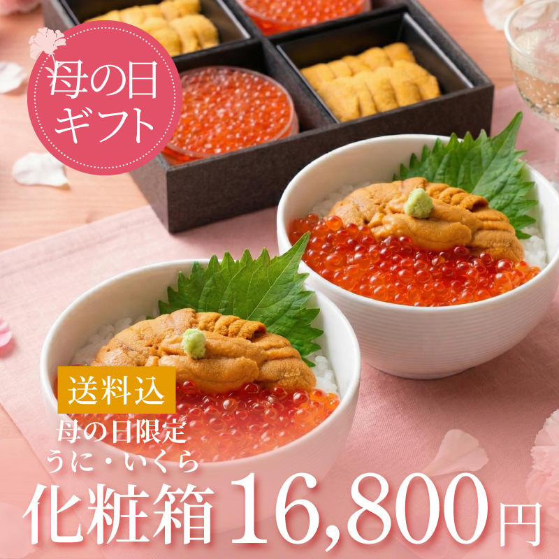 【母の日限定ギフト】うに・いくら化粧箱
