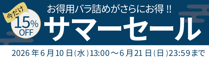 サマーセール開催中