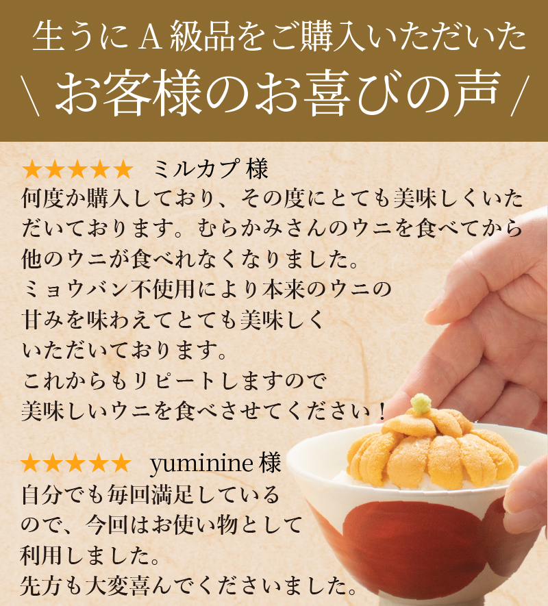 お客様の声