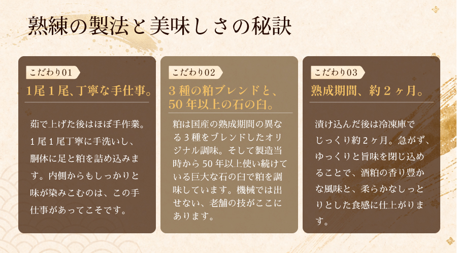いかの粕漬製造方法
